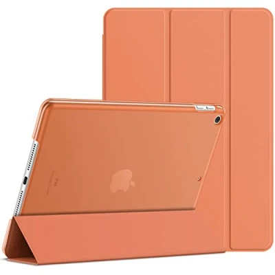 Afbeelding van JETech beschermhoes voor iPad (9,7 inch, model 2018/2017, 6e en 5e generatie), met automatische slaap wekfunctie, papaya