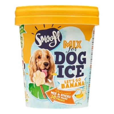 Afbeelding van Smoofl Honden Ijs 160 g Hondensnacks Banaan