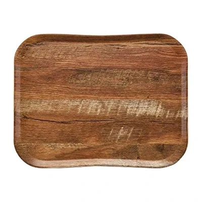 Afbeelding van Cambro Century dienblad bruin eiken dessin 33 x 43cm, 1,5(h) 43(b) 33(d)cm