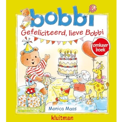 Afbeelding van Bobbi omkeerboek gefeliciteerd lieve