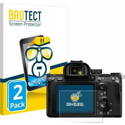 Afbeelding van BROTECT Screenprotector voor Sony Alpha 7 III / 7R II 7S Folie Beschermfolie transparant (2 Stuks)
