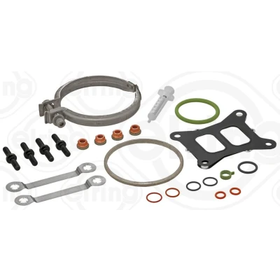 Afbeelding van ELRING 041.450 Turbocharger, montageset Met pakkingen montagehandleiding, schroeven AUDI: A6 C8 Avant, PORSCHE: Macan