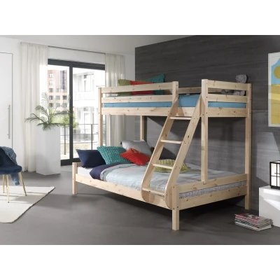 Afbeelding van Stapelbed familiebed Martin 3 pers. Natuur 90/ 140 x 200 cm