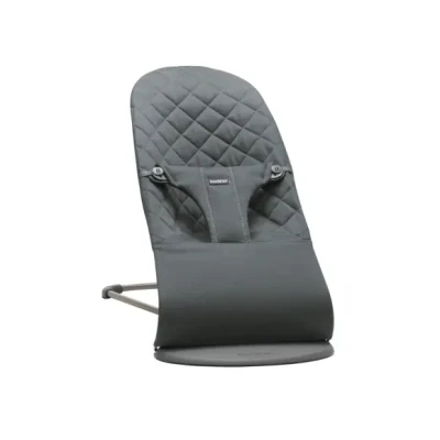 Afbeelding van BabyBjörn Wipstoel Bliss Geweven klassiek quilt Antraciet Ergonomisch Verstelbaar Inklapbaar