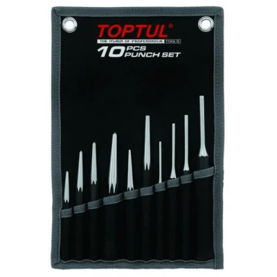Afbeelding van Ponsen set TOPTUL 10 Stuk