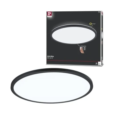 Afbeelding van Paulmann Atria Shine 71013 LED plafondlamp 22 W Neutraalwit Zwart