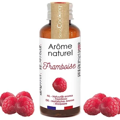 Afbeelding van Natuurlijk voedselaroma, vloeibaar, framboos, 40 ml