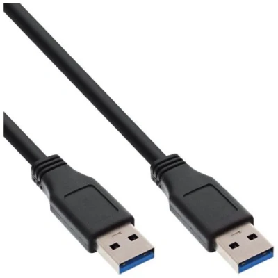 Image de InLine Câble USB type A (M) pour 3.0 30 cm noir