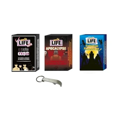 Afbeelding van Set van 3 Franse Smile Life Apocalypse + Trash Fantastic 1 Blumie flesopener (Openbaring Fantastisch)
