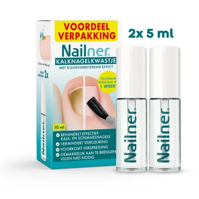 Afbeelding van Nailner 2 in 1 Kalknagelkwastje