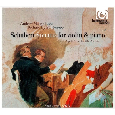 Afbeelding van Violin Sonatas Op. 137 Nos 1 3, 162 (Egarr, Manze)