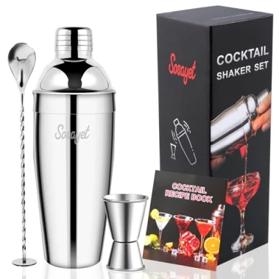 Afbeelding van Set van 3 cocktailshakers