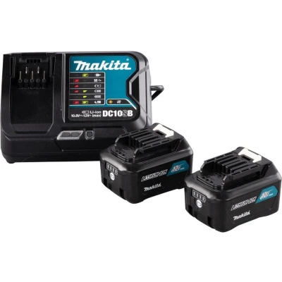 Afbeelding van Power source kit: DC10SB lader + 2x BL1041B 12v Max (10,8V) Li Ion schuifaccu 4,0Ah