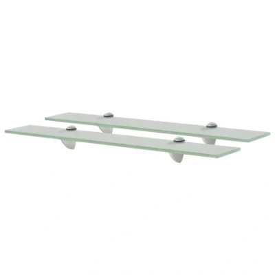 Afbeelding van Schappen zwevend 2 st 60x20 cm 8 mm glas