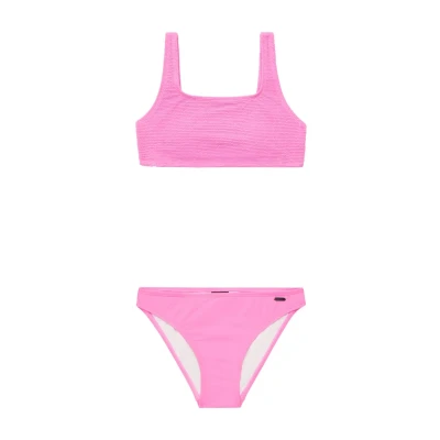 Afbeelding van Protest Prttuni Jr Bralette bikini set Meisjes Normale pasvorm Uitneembare vulling Smoothie Pink