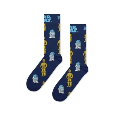 Afbeelding van Happy Socks Star Wars R2D2 en C3PO sokken, Meerkleurig