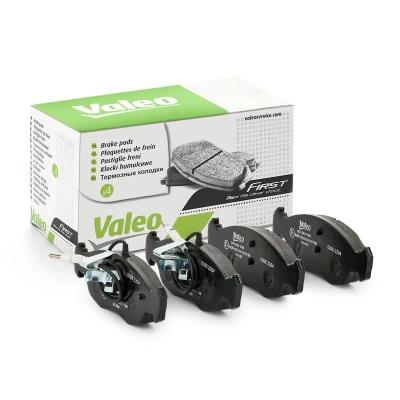 Afbeelding van VALEO 301038 Remblokkenset FIRST Vooras Incl. slijtage waarschuwingscontact Zonder anti kreukplaat PEUGEOT: 306 Hatchback, Convertible