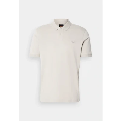 Afbeelding van BOSS ORANGE Pe_interlock Polo&#039;s &amp; T shirts Heren Polo shirt Beige Maat L