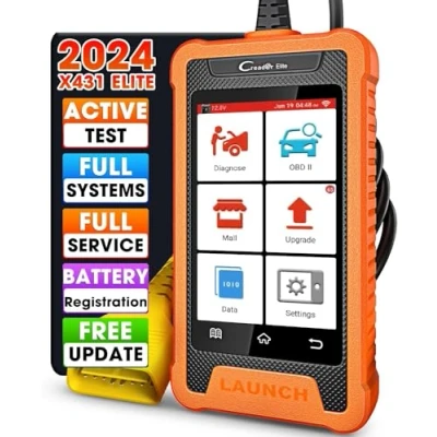 Afbeelding van LAUNCH Creader Elite OBD2 diagnosegereedschap voor Land Rover/Jaguar, 50+ resetfunctie, actieve test, ECU codering, intelligent diagnostisch hulpmiddel