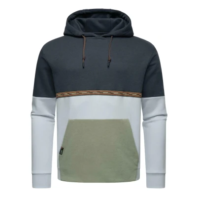 Afbeelding van Ragwear Blocky Hoodie, Heren, Maat: Medium, Navy