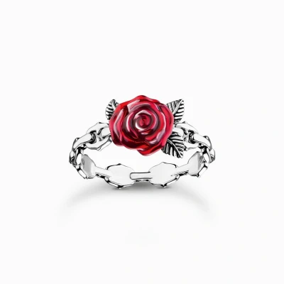 Afbeelding van Thomas Sabo TR2482 664 10 54 Ring Dames True Romance Weite