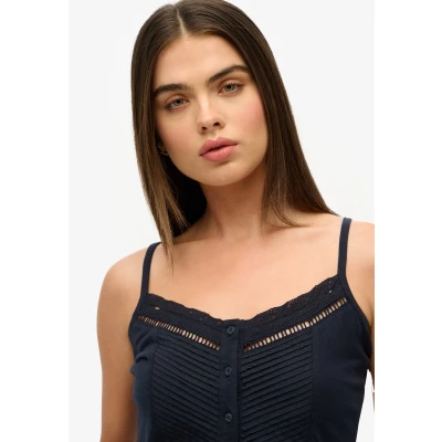 Afbeelding van Superdry Top, Dames, Maat: 40, Eclipse navy