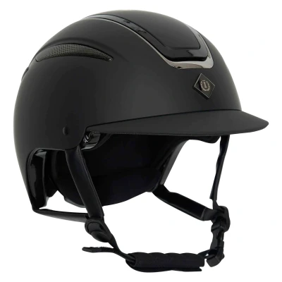 Afbeelding van Imperial Riding Cap IRHOlania Deluxe Small Visor Zwart L (59 61cm) Agradi.be