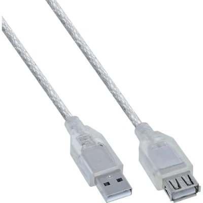 Afbeelding van InLine USB 2.0 uitbreiding, St/Bu type A (3 m, 2.0), kabel