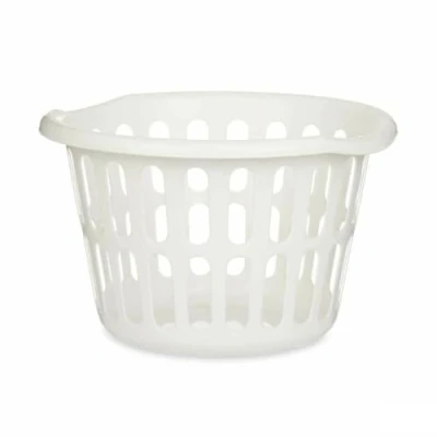 Afbeelding van Mand Wit Polypropyleen 27 L 40 x 25 cm (18 Stuks)