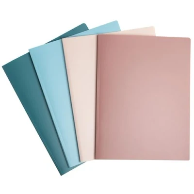 Image de Protège Documents Semi Rigide En Pp Recyclé 60 Vues Skandi Couleurs Assorties Exacompta