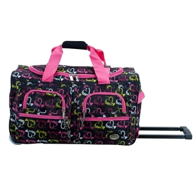 Afbeelding van Rockland Melbourne Uittrekbare hardcase koffer met zwenkwielen, Hart 1, zwenkwielen