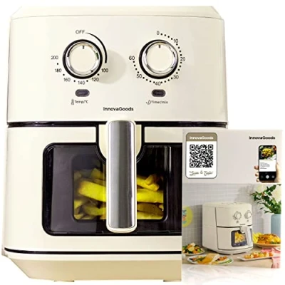 Afbeelding van Airfryers 6,5l hetelucht friteuse witte airfryer InnovaGoods
