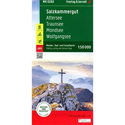 Afbeelding van Freytag&amp;Berndt WK 0282 Wandelkaart Salzkammergut, Wander , Rad und Freizeitkarte 1:50.000