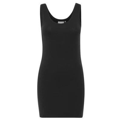 Afbeelding van b.young Bypamila LONG TOP Jerseyjurk, Dames, Maat: Large, Black