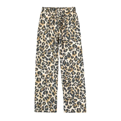 Afbeelding van Garcia Broek Panterprint Bruin/dessin S