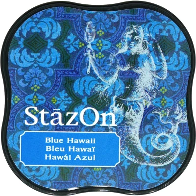 Afbeelding van Stazon inktkussen Midi Blue Hawaii SZ MID 65