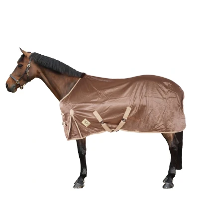 Afbeelding van Premiere Vliegendeken Polyester Mesh Taupe 130/175