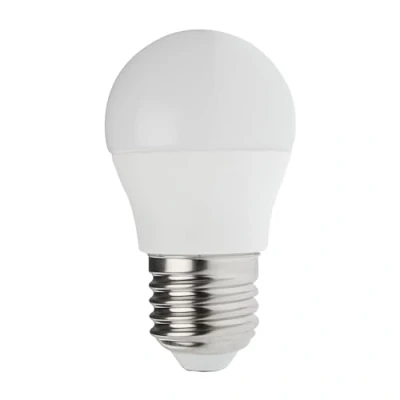 Afbeelding van SMD LED lamp, mini bol P45, 6 W/470 lm, E27 fitting, 4000 K
