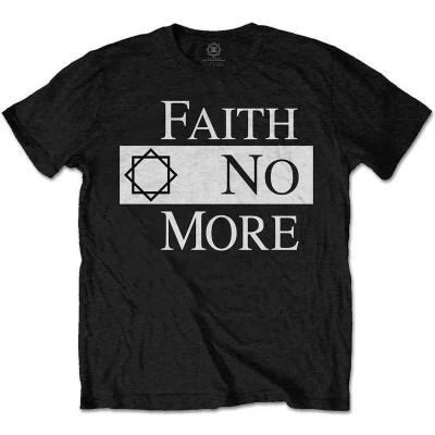 Afbeelding van Faith No More Classic Logo V.2. Heren T shirt S Zwart