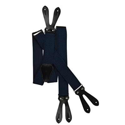 Afbeelding van Olata Y bandjes met knopen, extra grote formele outfits, 4 cm, Donkerblauw