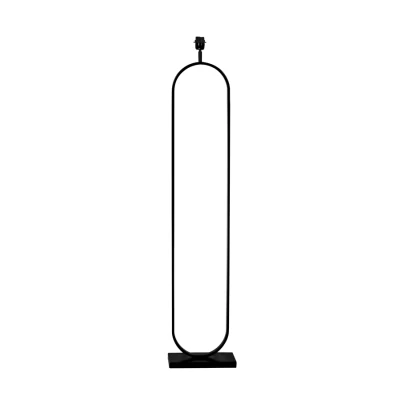 Afbeelding van Light &amp; Living Vloerlamp Jamiri Zwart 30x15x142cm Modern Staande lampen voor Woonkamer Slaapkamer