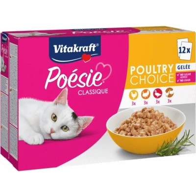 Afbeelding van Vitakraft Poésie Classic Choice Kattensnack Kip 12x85 g