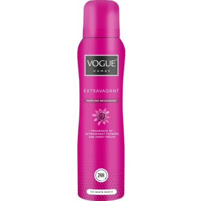 Afbeelding van 6x Vogue Extravagant Parfum Deodorant 150 ml
