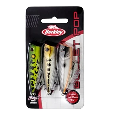 Afbeelding van Berkley Bullet Pop 3 Pack 6cm (6gr) Popper