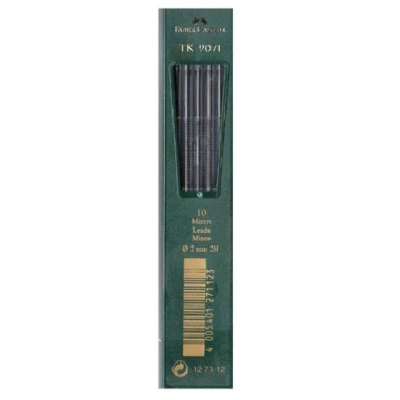 Image de Faber Castell TK 9071 mines, noir foncé, dureté: 2H, 2mm