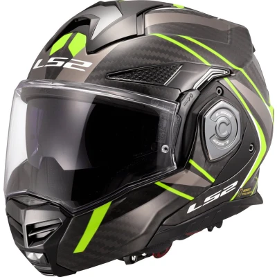 Afbeelding van LS2 Helm Advant X Carbon Future II FF901 fluor geel maat L