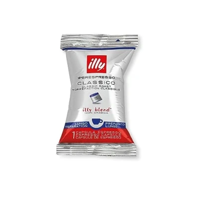Afbeelding van 25% korting met code illy Iperespresso 100 Cups Classico Lungo Home Flowpack 1 stuk 620 g