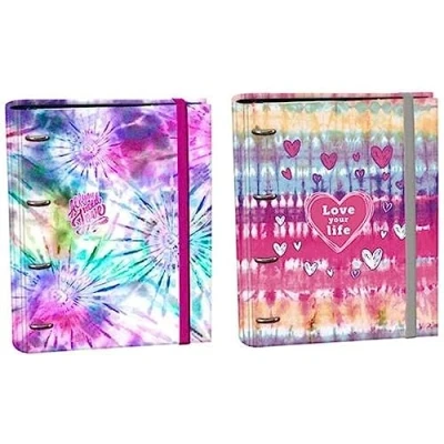 Afbeelding van Ringmap SENFORT Tie Dye 120 Lakens Multicolour A4