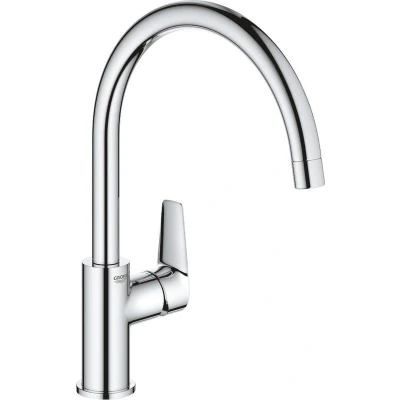Afbeelding van GROHE Start Edge Keukenmengkraan 360 draaibare uitloop chroom 31369001