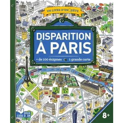 Image de Disparition à Paris livre avec carte